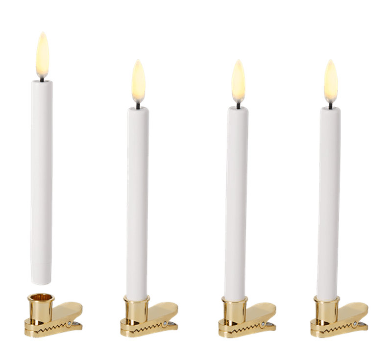 Uyuni juletrelys 4-pk m/holder