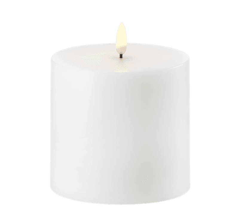 Uyuni kubbelys 10x10cm hvit