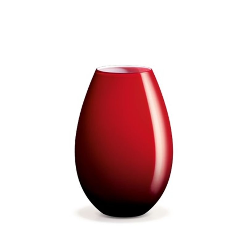 Cocoon rød vase 20,5cm 