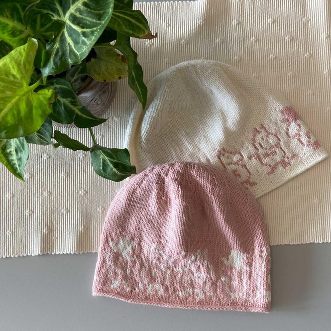 Hovedbilde Mummi lue strikkesett