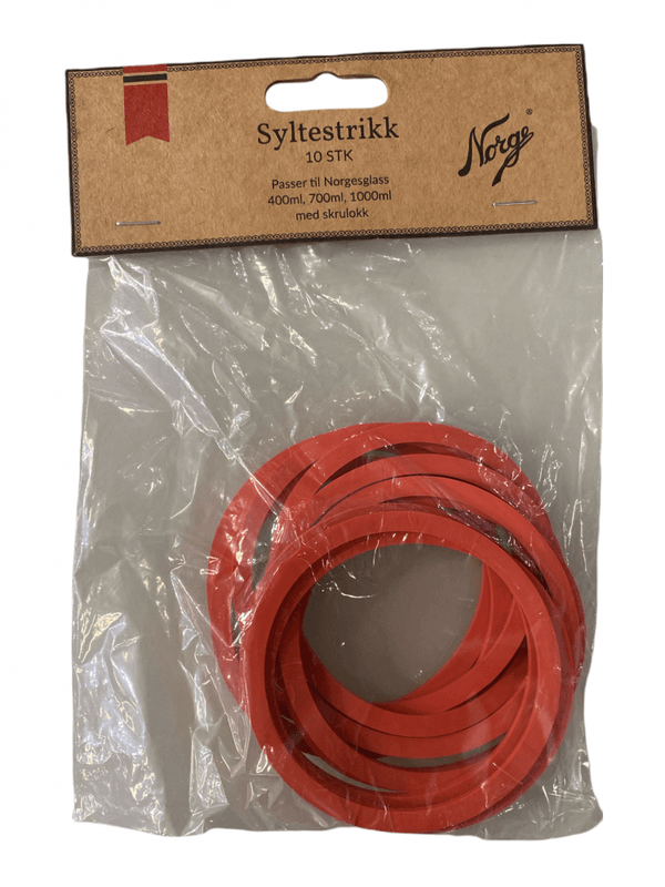 Gummiringer for sylteglass 10-pk