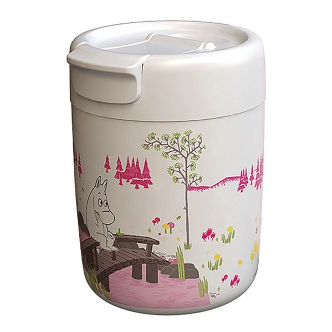 Hovedbilde Mummi thermokopp rosa/hvit 320ml