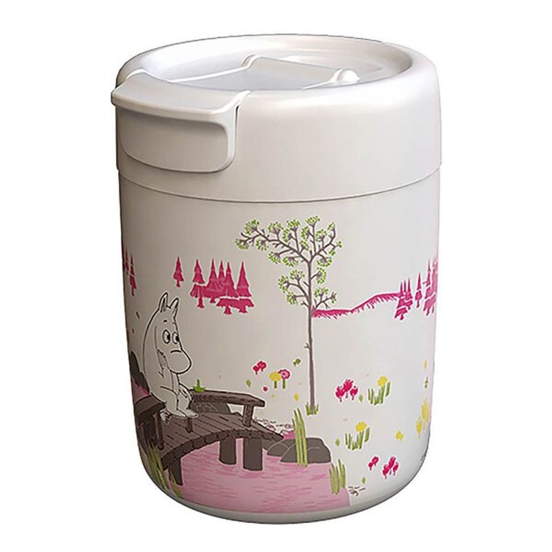 Mummi thermokopp rosa/hvit 320ml