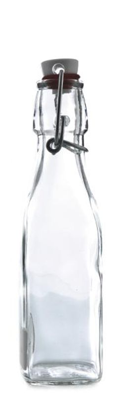 Flaske m/kork 0,25l