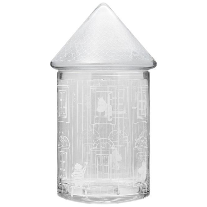 Hovedbilde Mummi glasskrukke med lokk - Mummihuset