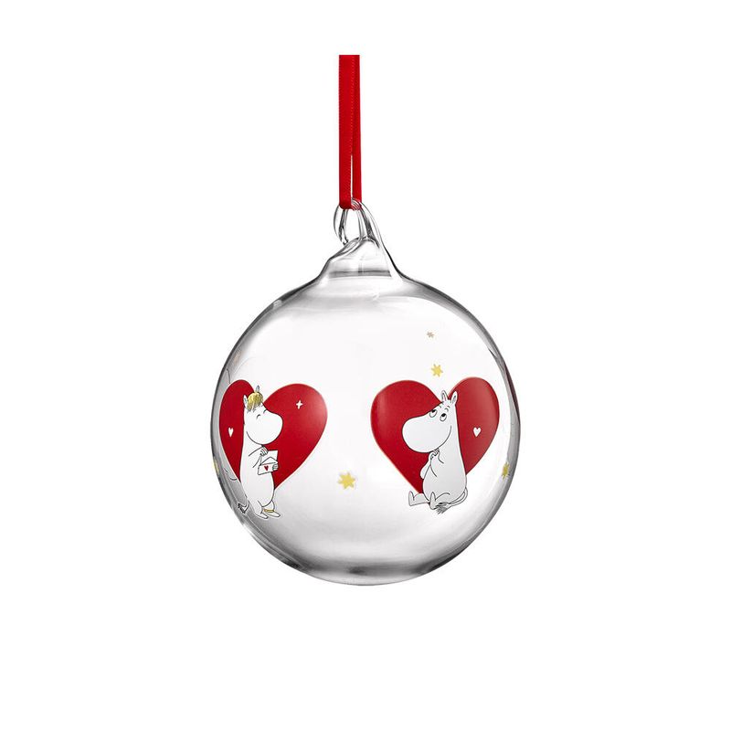 Mummi julekule Hjerte 9cm